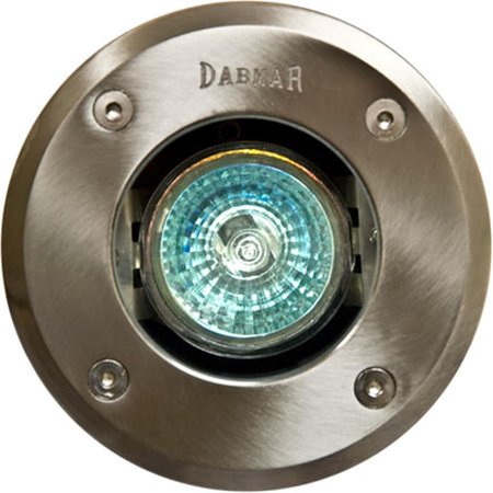 DABMAR LIGHTING Stainless Steel In-Ground Well Light with Fiberglass Body, Stainless Steel DA85480